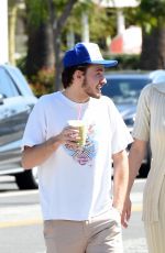 AMELIA HAMLIN and Mercer Wiederhorn Out in West Hollywood 03/11/2020