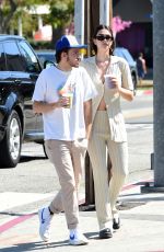 AMELIA HAMLIN and Mercer Wiederhorn Out in West Hollywood 03/11/2020