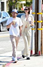 AMELIA HAMLIN and Mercer Wiederhorn Out in West Hollywood 03/11/2020