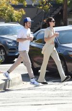 AMELIA HAMLIN and Mercer Wiederhorn Out in West Hollywood 03/11/2020