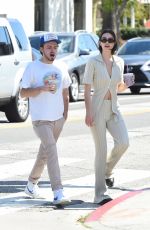 AMELIA HAMLIN and Mercer Wiederhorn Out in West Hollywood 03/11/2020