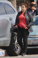 AMERICA FERRERA Makeup-free Out in Studio City 03/07/2020