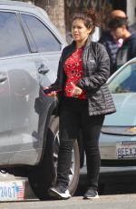 AMERICA FERRERA Makeup-free Out in Studio City 03/07/2020