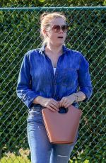AMY ADAMS in Double Denim Out in Beverly Hills 03/04/2020