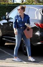 AMY ADAMS in Double Denim Out in Beverly Hills 03/04/2020