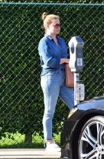 AMY ADAMS in Double Denim Out in Beverly Hills 03/04/2020