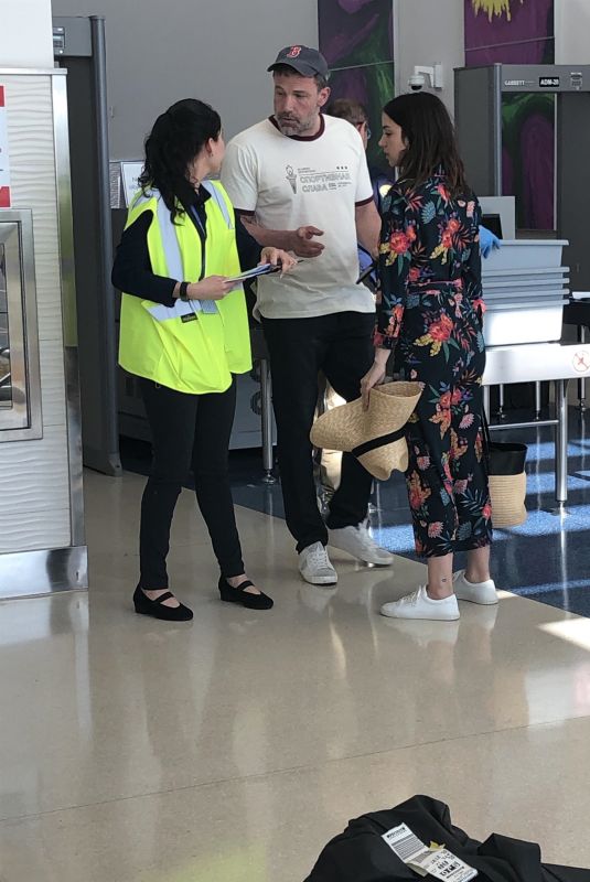ANA DE ARMAS and Ben Affleck at Airport in Costa Rica 03/07/2020
