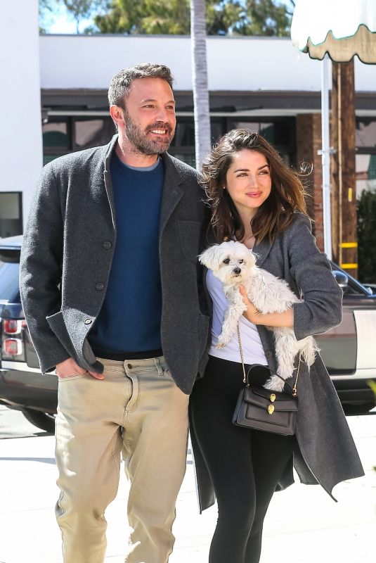 ANA DE ARMAS and Ben Affleck Out in Los Angeles 03/18/2020