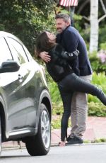 ANA DE ARMAS and Ben Affleck Out Kissing in Los Angeles 03/23/2020