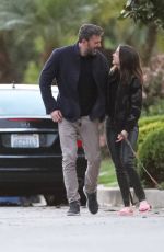 ANA DE ARMAS and Ben Affleck Out Kissing in Los Angeles 03/23/2020