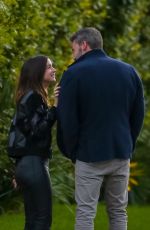 ANA DE ARMAS and Ben Affleck Out with Their Dog in Brentwood 03/22/2020