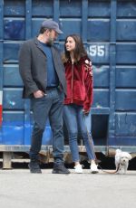 ANA DE ARMAS and Ben Affleck Out with Their Dog in Brentwood 03/28/2020