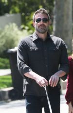 ANA DE ARMAS and Ben Affleck Out with Their Dog in Brentwood 03/30/2020