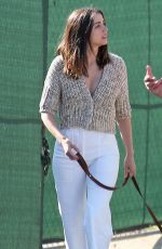 ANA DE ARMAS and Ben Affleck Out with Their Dog in Los Angeles 03/21/2020