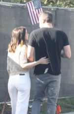 ANA DE ARMAS and Ben Affleck Out with Their Dog in Los Angeles 03/21/2020
