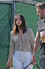 ANA DE ARMAS and Ben Affleck Out with Their Dog in Los Angeles 03/21/2020