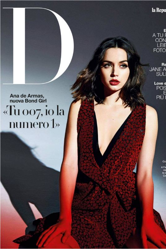 ANA DE ARMAS in D La Repubblica, March 2020