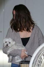 ANA DE ARMAS Out House Hunting with Her Dog in Venice Beach 03/13/2020