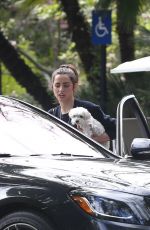 ANA DE ARMAS Out with Her Dog in Los Angeles 03/15/2020