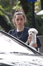 ANA DE ARMAS Out with Her Dog in Los Angeles 03/15/2020