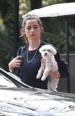 ANA DE ARMAS Out with Her Dog in Los Angeles 03/15/2020