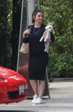 ANA DE ARMAS Out with Her Dog in Los Angeles 03/15/2020