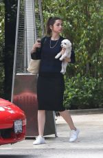 ANA DE ARMAS Out with Her Dog in Los Angeles 03/15/2020