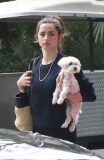 ANA DE ARMAS Out with Her Dog in Los Angeles 03/15/2020