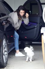 ANA DE ARMAS Out with Her Dog in Venice Beach 03/13/2020