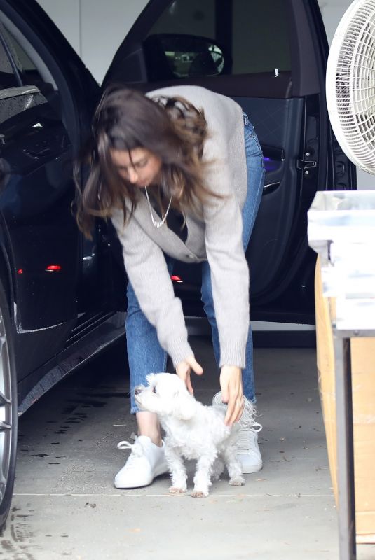 ANA DE ARMAS Out with Her Dog in Venice Beach 03/13/2020