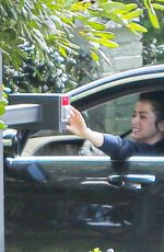 ANA DE ARMAS Taking a Cruise in Her New Mercedes Out in Los Angeles 03/15/2020