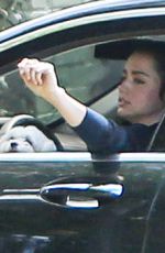 ANA DE ARMAS Taking a Cruise in Her New Mercedes Out in Los Angeles 03/15/2020