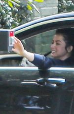 ANA DE ARMAS Taking a Cruise in Her New Mercedes Out in Los Angeles 03/15/2020