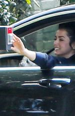 ANA DE ARMAS Taking a Cruise in Her New Mercedes Out in Los Angeles 03/15/2020