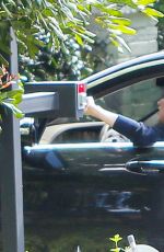 ANA DE ARMAS Taking a Cruise in Her New Mercedes Out in Los Angeles 03/15/2020