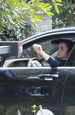 ANA DE ARMAS Taking a Cruise in Her New Mercedes Out in Los Angeles 03/15/2020