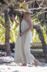 ANA DE ARMAS Taking Selfies at a Beach in Costa Rica 03/11/2020