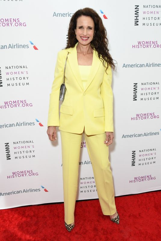ANDIE MACDOWELL at National Women’s History Museum Women Making History Awards in Los Angeles 03/08/2020