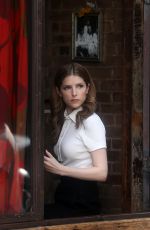 ANNA KENDRICK on the Set of Love Life in New York 03/13/2020