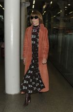 ANNA WINTOUR Arrives Back in London 03/04/2020
