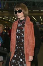 ANNA WINTOUR Arrives Back in London 03/04/2020