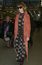 ANNA WINTOUR Arrives Back in London 03/04/2020