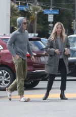ANNABELLE WALLIS and Chris Pine Out in Los Feliz 03/24/2020
