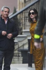ANNE HATHAWAY Out and About in New York 03/10/2020