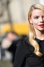 ANYA TAYLOR-JOY at Miu Miu Fashion Show in Paris 03/03/2020