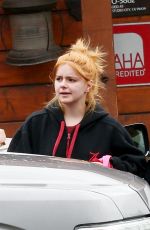 ARIEL WINTER Makeup Free at a Vet