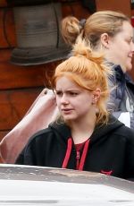 ARIEL WINTER Makeup Free at a Vet