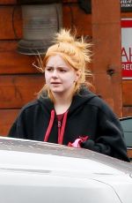 ARIEL WINTER Makeup Free at a Vet