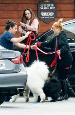 ARIEL WINTER Makeup Free at a Vet