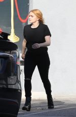 ARIEL WINTER Picking Up Camera Equipment from a Studio in Los Angeles 03/30/2020